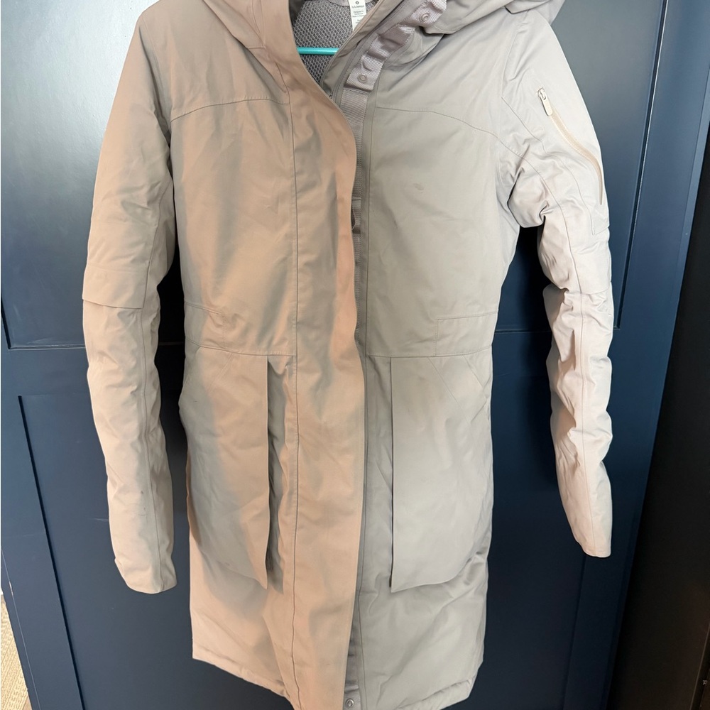 Gray lululemon Hooded Winter Coat